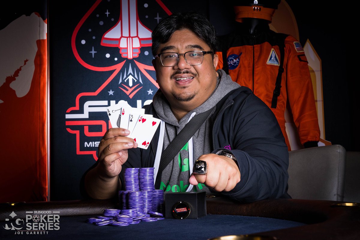 RGPokerSeries's tweet image. Omaha, Omaha, Set, HUT! 🚀
It’s Kim Jardin spiking the landing with a four-way deal for $3,140 in the $300 Omaha 8 Ring Event at Thunder Valley.
Strap in for a HUGE weekend as the $600 buy-in, $500,000 GTD The Hendon Mob Mid-Major Championship starts FRIDAY!
📸: Joe Garrett/…