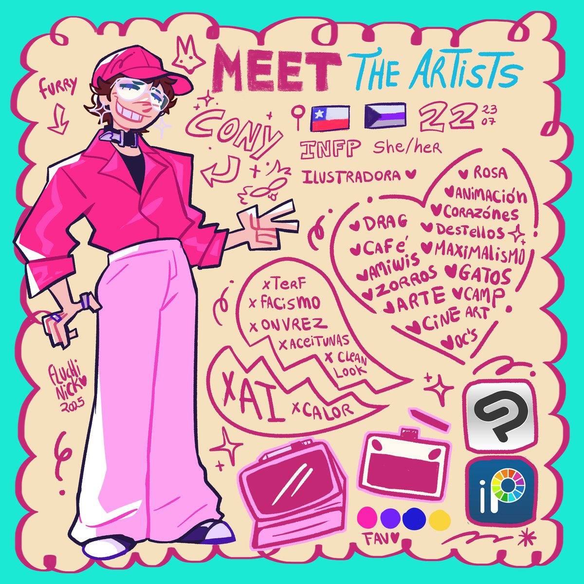 fluchinick's tweet image. Meet The Artists 2025 ✨