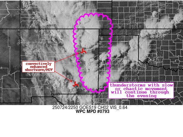 #WPC_MD 0793 affecting Southern High Plains, #txwx #okwx #cowx #nmwx, wpc.ncep.noaa.gov/metwatch/metwa…