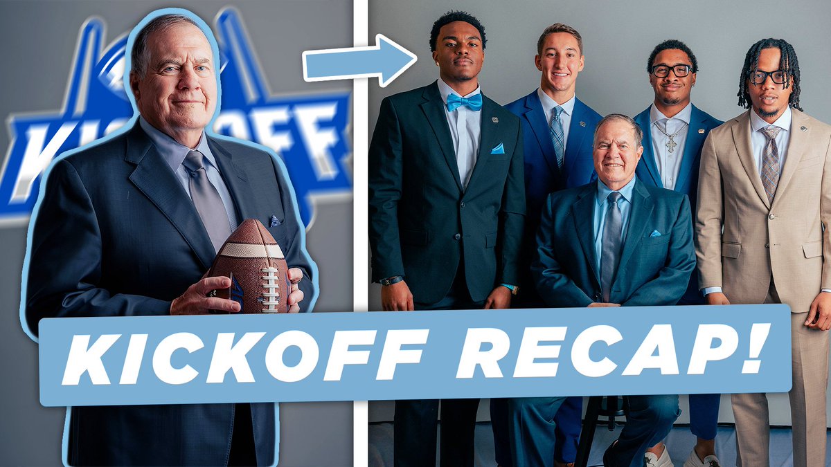 Tar Heel Illustrated (@heelillustrated) on Twitter photo 🗣️ Bill Belichick and #UNC were the talk of the town Thursday afternoon at the #ACCKickoff.
Here, <a href="/JacobTurnerTHI/">Jacob Turner</a> and AJ recap the festivities, talk key takeaways from Charlotte, and more.
youtu.be/H160OTO_Js8 🗣️ Bill Belichick and #UNC were the talk of the town Thursday afternoon at the #ACCKickoff.
Here, <a href="/JacobTurnerTHI/">Jacob Turner</a> and AJ recap the festivities, talk key takeaways from Charlotte, and more.
youtu.be/H160OTO_Js8