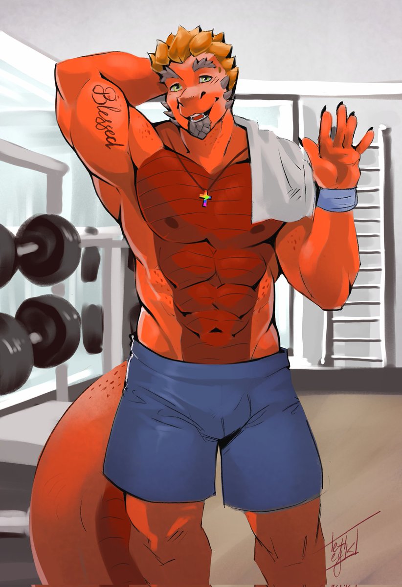 CalemTheDrake ✝️ 🌈 (@calemvere) on Twitter photo "Hey, wanna workout with me?" 😊
Awesome new commission of Calem by <a href="/lettegisgisgis/">lettegis(commissions open!)</a> ! He looks awesome tysm!!
#furrycommission "Hey, wanna workout with me?" 😊
Awesome new commission of Calem by <a href="/lettegisgisgis/">lettegis(commissions open!)</a> ! He looks awesome tysm!!
#furrycommission