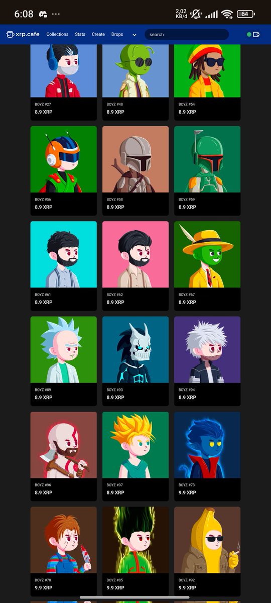 Emi ART 🪭 (@emiii_nft1) on Twitter photo Good morning🌞
blessed morning 😇
Thankyou for adopting my Boyz
<a href="/RamiroAlban1/">Ramiro Alban</a> 😍🙏🏼
Still available 18 Boyz👀
And 1 more sold than we draw the Raffles (must hold minimum 2) Let's check it 👇
xrp.cafe/collection/xrp…
Thankyou for all the support 👀😍🙏
#XRPCommunity Good morning🌞
blessed morning 😇
Thankyou for adopting my Boyz
<a href="/RamiroAlban1/">Ramiro Alban</a> 😍🙏🏼
Still available 18 Boyz👀
And 1 more sold than we draw the Raffles (must hold minimum 2) Let's check it 👇
xrp.cafe/collection/xrp…
Thankyou for all the support 👀😍🙏
#XRPCommunity