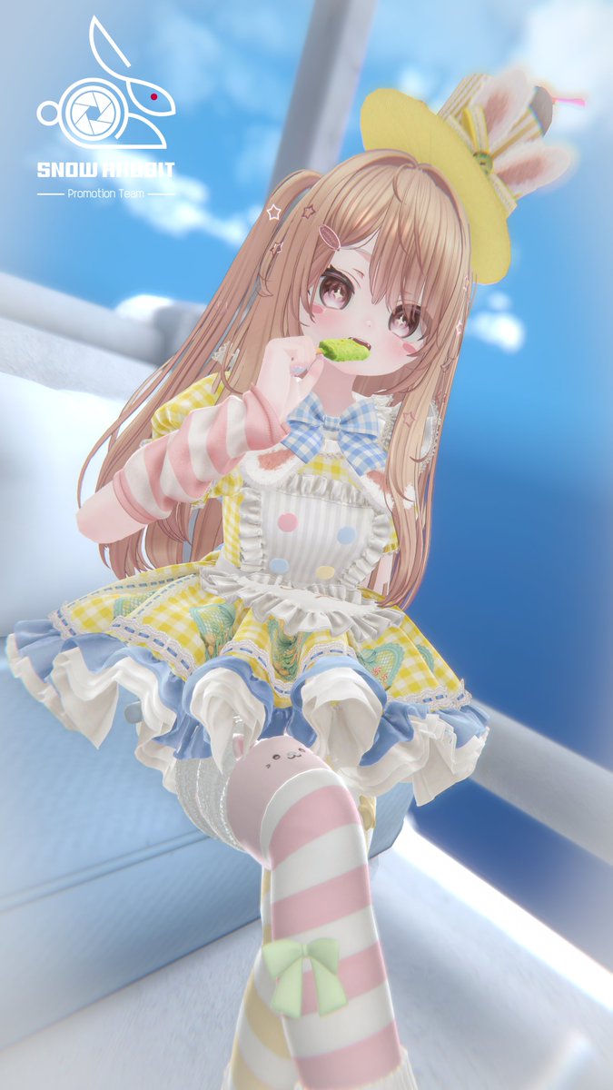 Bisuko_VRC's tweet image. おはびす☀
朝からアイスたべちゃう？🍨
#PR 
#ZZ_VRC 
#Chocolat3D