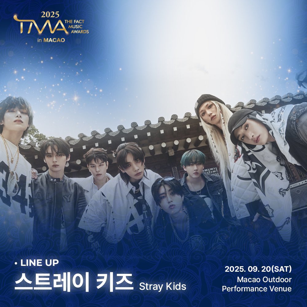 thefact_TMA's tweet image. 🌟
2025 더팩트 뮤직 어워즈
2025 THE FACT MUSIC AWARDS
3차 라인업 공개
🗓️ 9/20
📍 Macao Outdoor Performance Venue
#스트레이키즈 #StrayKids
m.tf.co.kr/read/entertain…
#더팩트 #더팩트뮤직어워즈 #TMA #팬앤스타 #FANNSTAR