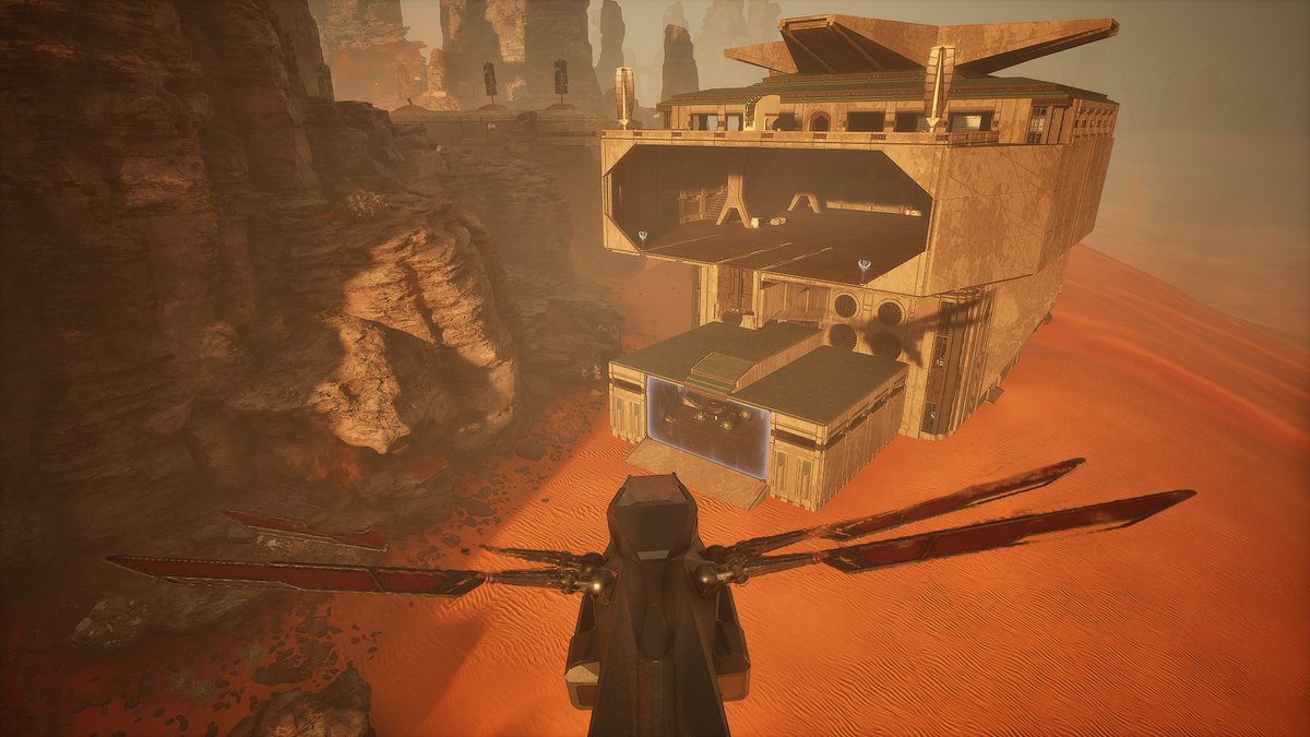 Mishlof's tweet photo. @DuneAwakening #DuneAwakening Here is my humble home, I swear most of my playtime on steam was building it LOL. PART ONE.....only 4 images a post :( https://t.co/idypHWwx1r