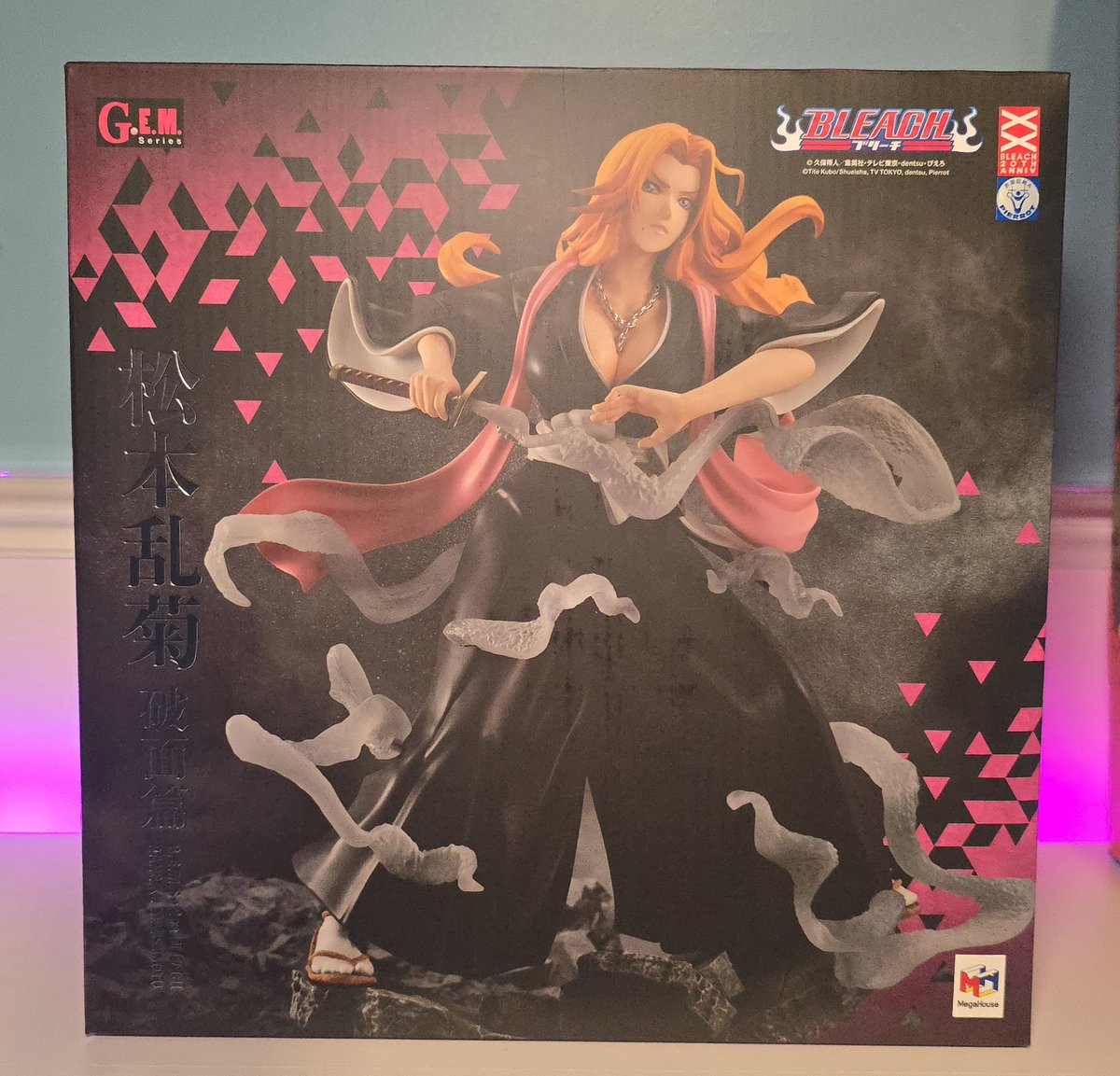 Mellizard's tweet image. Rangiku is here! ๐ฅฐ Been wanting her to go with my Gin for a while. #Bleach