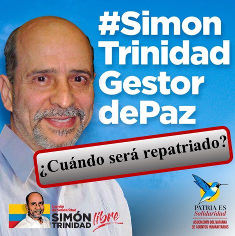 Simontrinidadcs's tweet image. Simón Trinidad 22 años prisionero. Cumple 75 años de edad el 30 de julio. Con una pena injusta de 60 años, es cadena perpetua y morir en la cárcel lejos de su país.
✊🗣️📣Todas las voluntades por su libertad y repatriación.
@SimonTrinidadLi
#freesimontrinidad #SimonTrinidadLibre