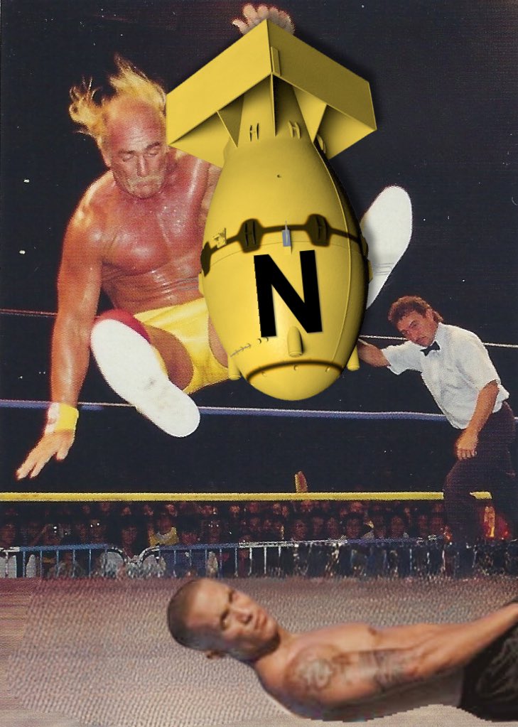 BTComment's tweet image. Hulk’s Atomic “N” Bomb