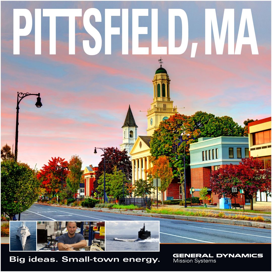 GDMS's tweet image. #InTheBerkshires | Working at our Pittsfield, Massachusetts facility provides the opportunity to make your mark by engineering technology used on the world's most advanced ships and submarines. 

Our Pittsfield, Massachusetts team develops advanced solutions to support the U.S.