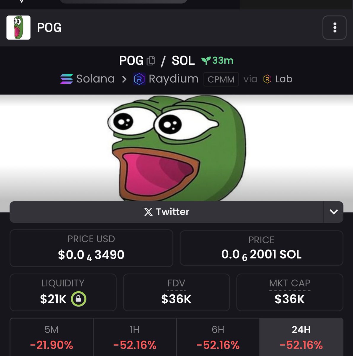 gambled on $pog simply bcos there’s no single frog runner on bonk yet.