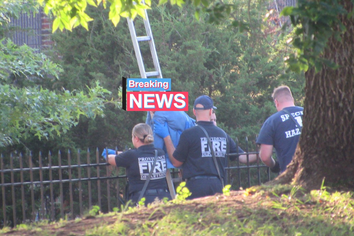 RIBNS's tweet image. Providence RI, Technical Rescue / N. Main Street & Branch Ave - Cmd established for a male that fell on top of a fence.