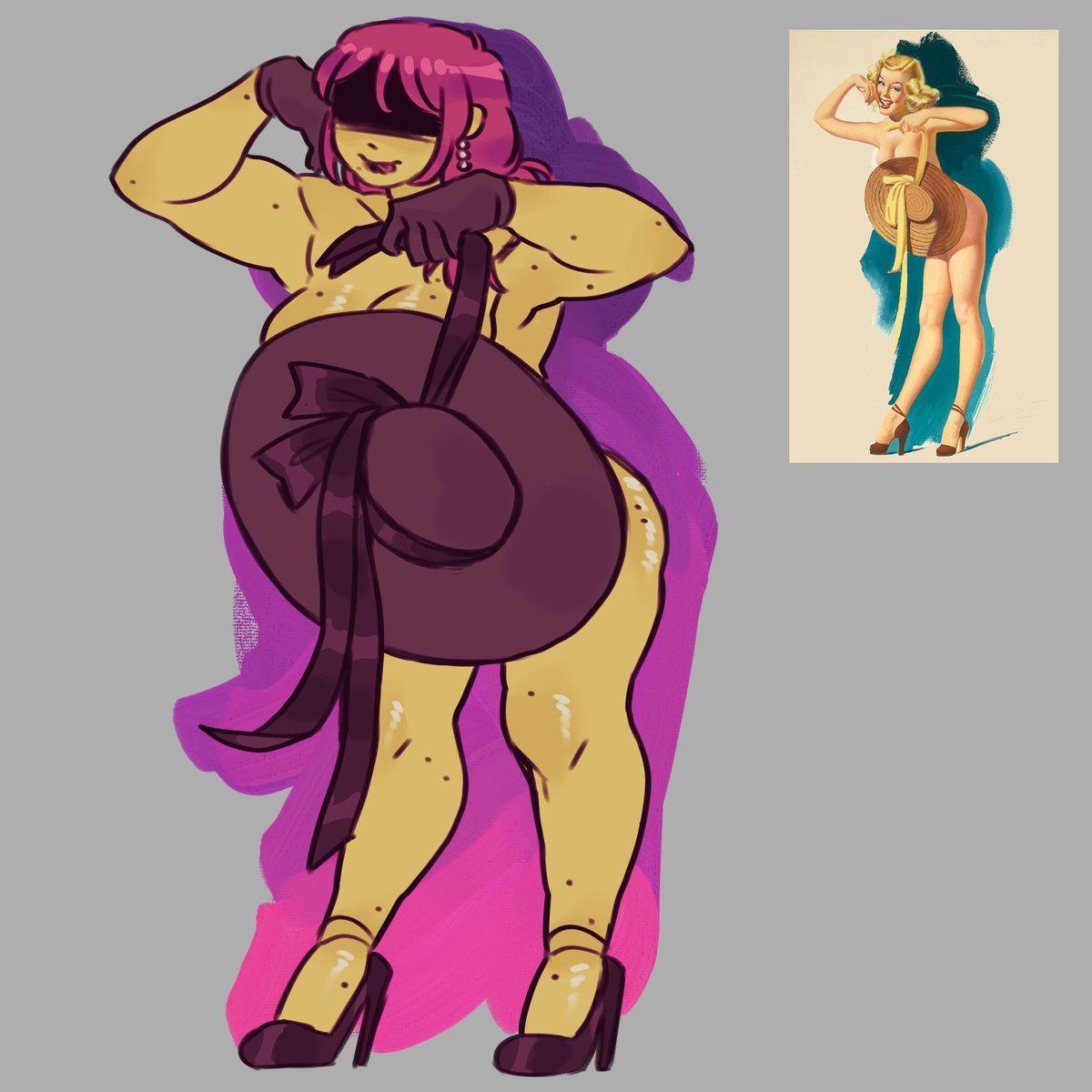 egollusional's tweet image. // suggestive , tasteful nudity
jane doe pinup