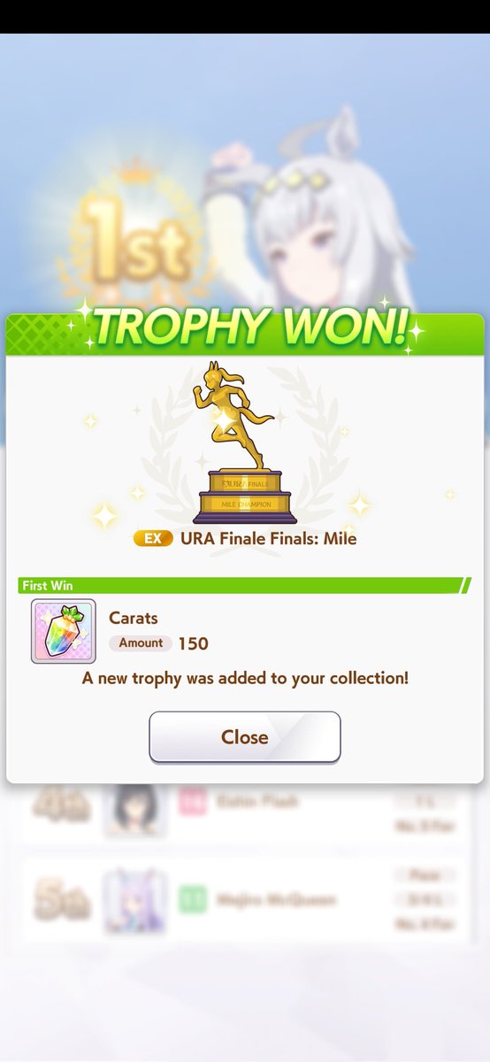 Hi2chan's tweet image. Here are some of the &apos;amazing&apos; feats I did ytd!

I&apos;m determined to get A ranks for my 3☆ horses &amp;amp; then drop the game 😂
