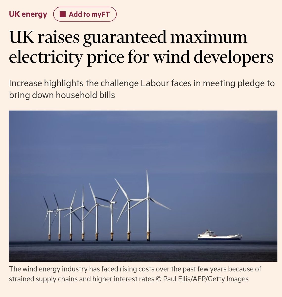 Una vez más el gobierno de UK tiene que aumentar los subsidios a la IP para intermitentes.
Aumentan los precios de garantía 50% - 264% por arriba del precio de "mercado" y extiendien a 20 años el apoyo garantizado.
Al mismo tiempo aumentan las tarifas 🏠 43% desde 2022.
🤦