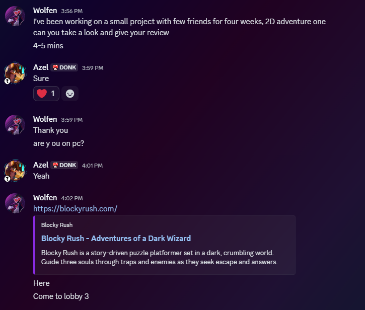 azeldraws's tweet image. Another Discord scam going around. DO NOT CLICK ON LINKS TO BLOCKYRUSH . COM! This person's account was compromised and they have been removed from my server and reported. Please stay safe!