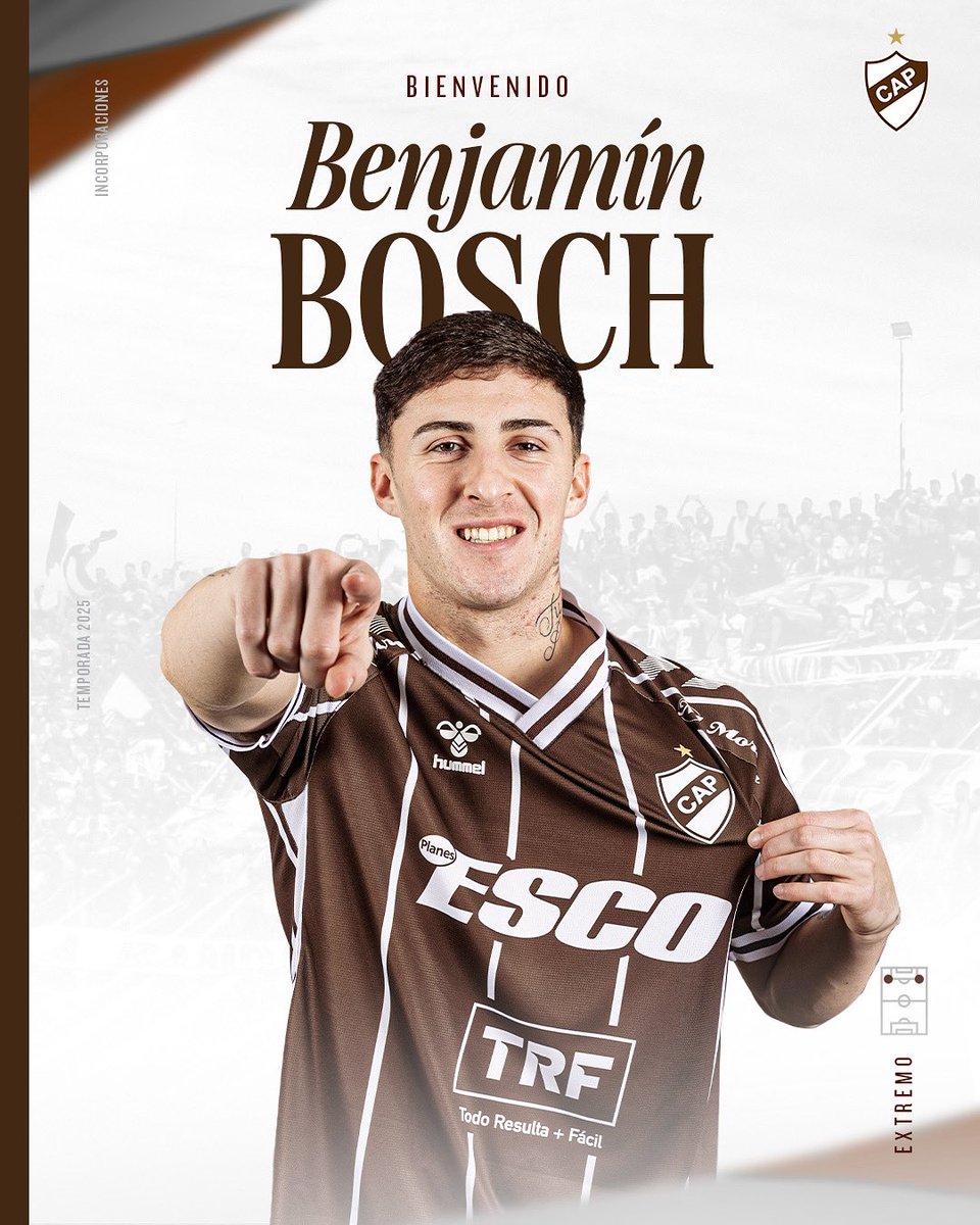 MDePasesArg's tweet image. #MercadoDePases | 🤝 [OFICIAL] Benjamín Bosch es REFUERZO de #Platense. El talentoso delantero de #Velez firmó a préstamo con opción de compra hasta diciembre de 2026 ✍🏼.