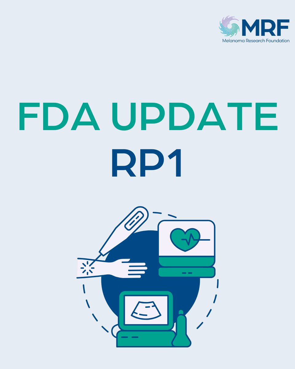 CureMelanoma's tweet image. #FDAUpdate – This week, the @US_FDA issued a complete response letter regarding the Biologics License Application for an innovative treatment for advanced melanoma patients. The pioneering treatment known as RP1 (vusolimogene oderparepvec) in combination with nivolumab was not…