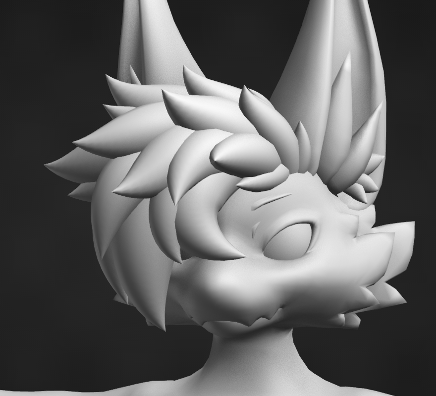ItsLunarArray's tweet image. New hair Im working on, gauging interest what do yall think?