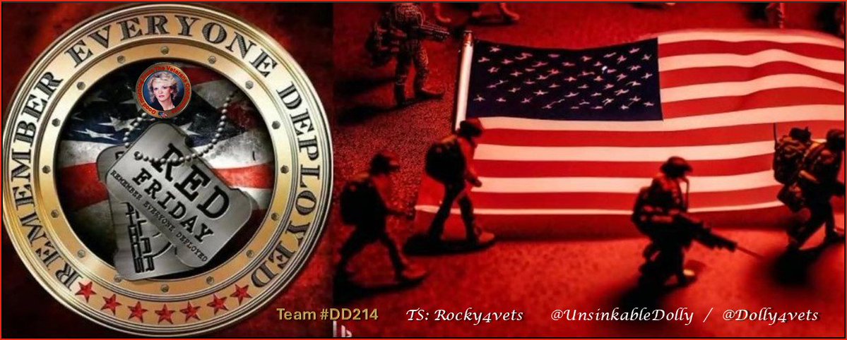 @UnsinkableDolly The Veterans Conductress (@unsinkabledolly) on Twitter photo <a href="/blackhawkce457/">J ๐๏ธ</a> Team #DD214 <a href="/Dolly4Vets/">Dolly4Vets Team #DD214</a>
Here's one you won't want to miss. We're on a roll now - let's get them all!
Our Army Brother, <a href="/blackhawkce457/">J ๐๏ธ</a> , has the reminder on his profile. Check it out! ๐๐๐
Happy Friday!
(an evening early because I run the Team on TS Friday mornings). <a href="/blackhawkce457/">J ๐๏ธ</a> Team #DD214 <a href="/Dolly4Vets/">Dolly4Vets Team #DD214</a>
Here's one you won't want to miss. We're on a roll now - let's get them all!
Our Army Brother, <a href="/blackhawkce457/">J ๐๏ธ</a> , has the reminder on his profile. Check it out! ๐๐๐
Happy Friday!
(an evening early because I run the Team on TS Friday mornings).
