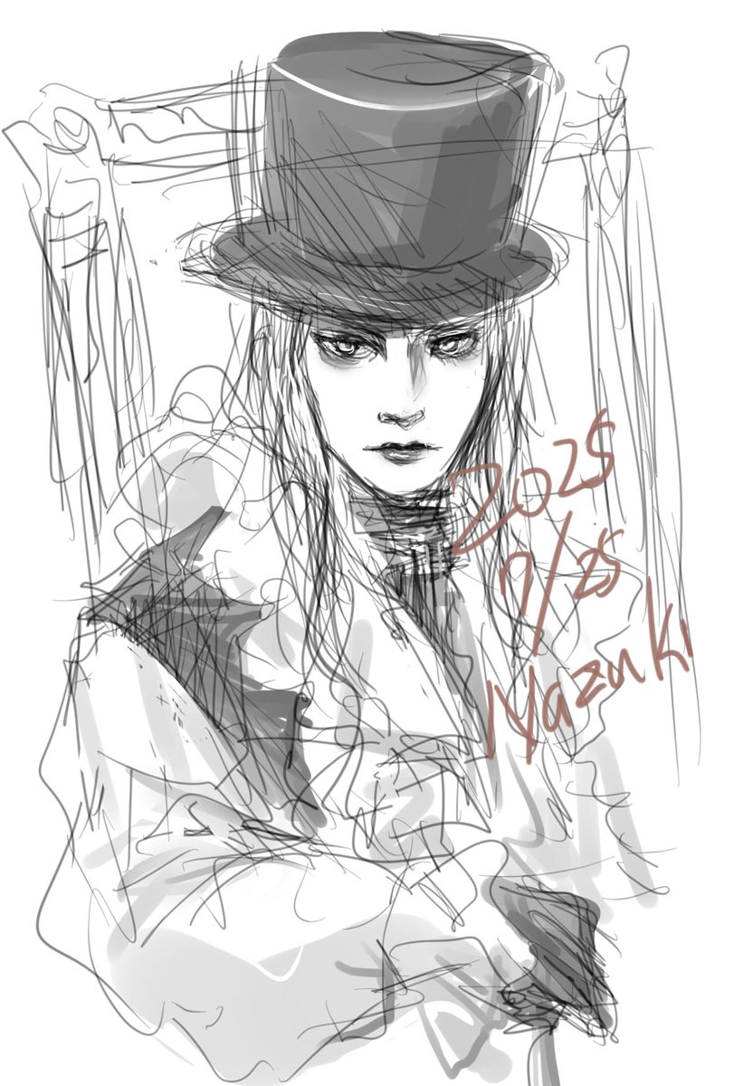Nazuki_pic's tweet image. #MALICEMIZER 
#ファンアート 
そろそろ伯爵BDの準備をしようかな