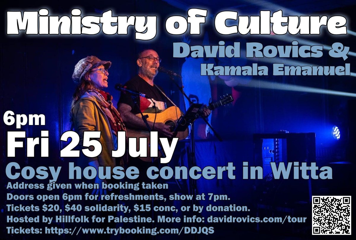 drovics's tweet image. Last gig in Australia on this tour is tonight in Maleny!