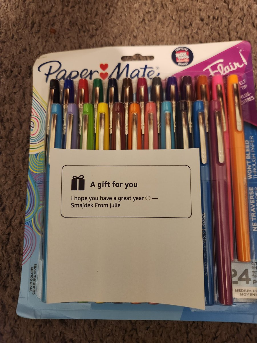 Thank you so much <a href="/JuliaSmajdek/">Julia_Smajdek</a> for the wishlist items. You are so sweet and kind, and one of the best third grade teachers ever . May God bless you abundantly!🥰
#clearthelist