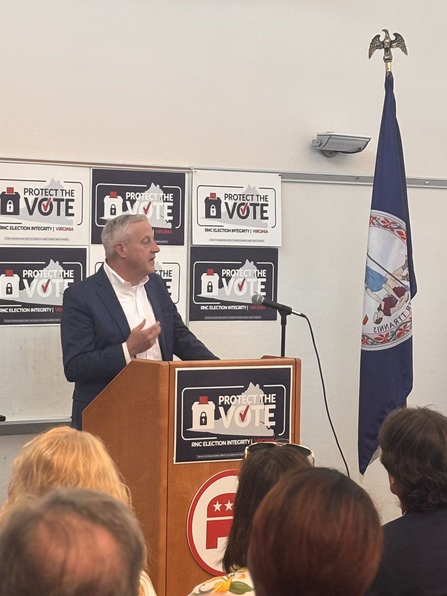 RNC Election Integrity (@rncvoteprotect) on Twitter photo Protecting the Vote is going to be key in Virginia!
That’s why we are here on the ground in Springfield, VA - to recruit republican election workers for a smooth and safe election come November.
Visit ProtectTheVote.com to find out more. Protecting the Vote is going to be key in Virginia!
That’s why we are here on the ground in Springfield, VA - to recruit republican election workers for a smooth and safe election come November.
Visit ProtectTheVote.com to find out more.