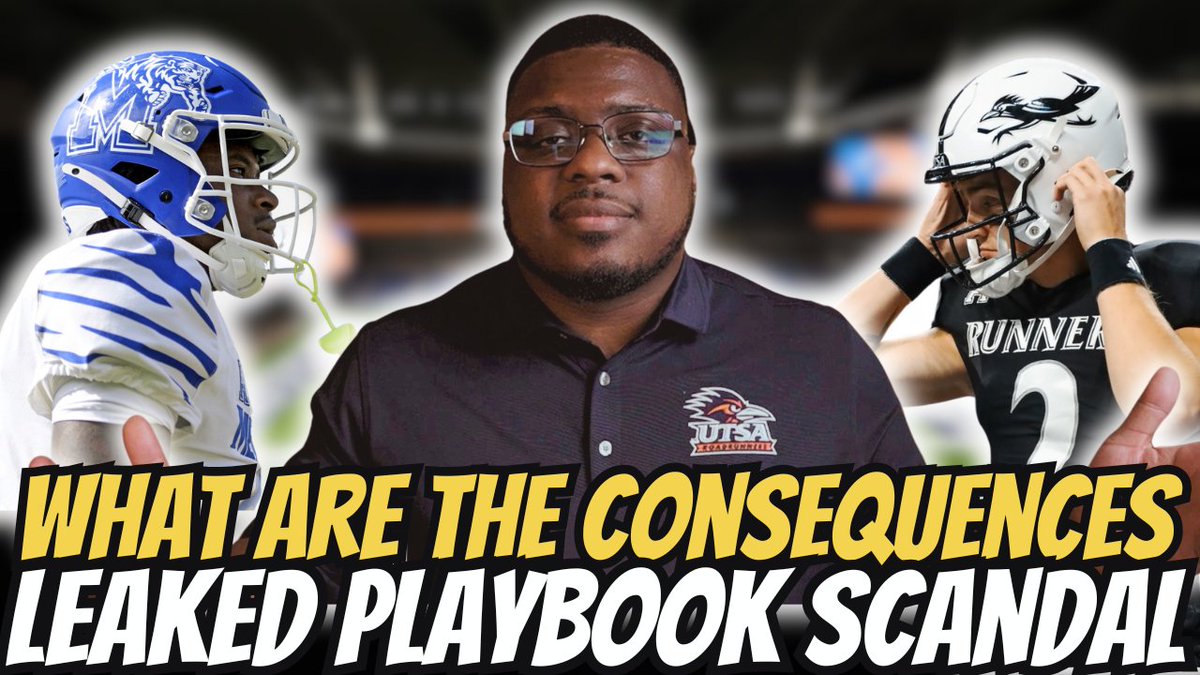 Darrien_UTSA's tweet image. I'm going live at 7pm on my YT channel to address the "playbook-gate" leaks. We'll talk about the below:
- What happens next for both UTSA & Memphis
- What are the possible consequences
- The weird timing of this
- And I'll address all the questions/comments
See yall in 30min.