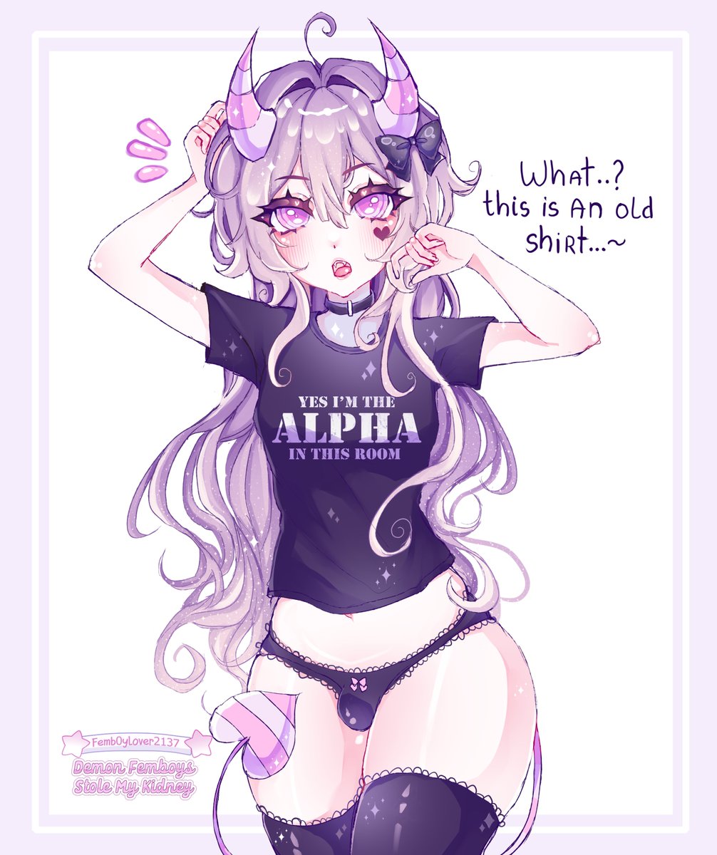 Femb0yLover2137's tweet image. true alpha of the room
#femboy #cute #cutecore #demon #ocart #ecchi #cutie #cuteart #alphamale #sigma #moeart #anime #animeart #originalcharacter #art