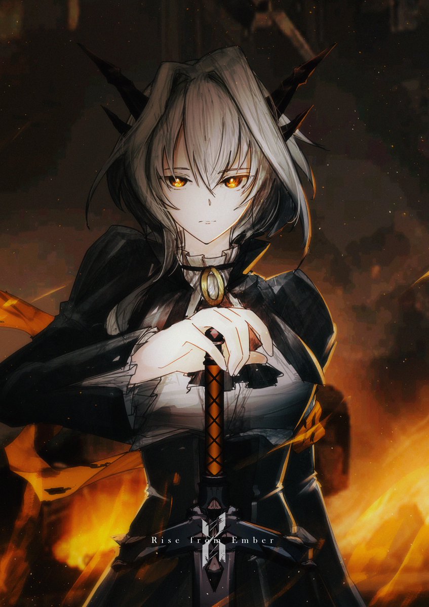tfnfe_sach's tweet image. Rise from Ember

#Arknights #アークナイツ #明日方舟 #fanart