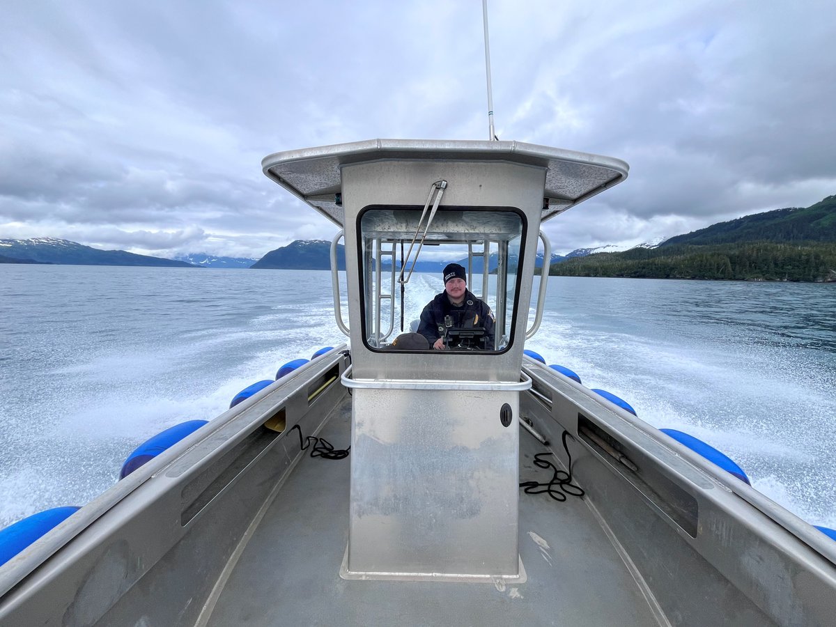 Not your average cruiser. Trooper Olson is seen here patrolling Prince William Sound during a commercial gillnet fishery earlier this month.

If you want a job that is above average, we are hiring. A trooper's starting wage is $45-$58 per hour, depending on experience. Find out