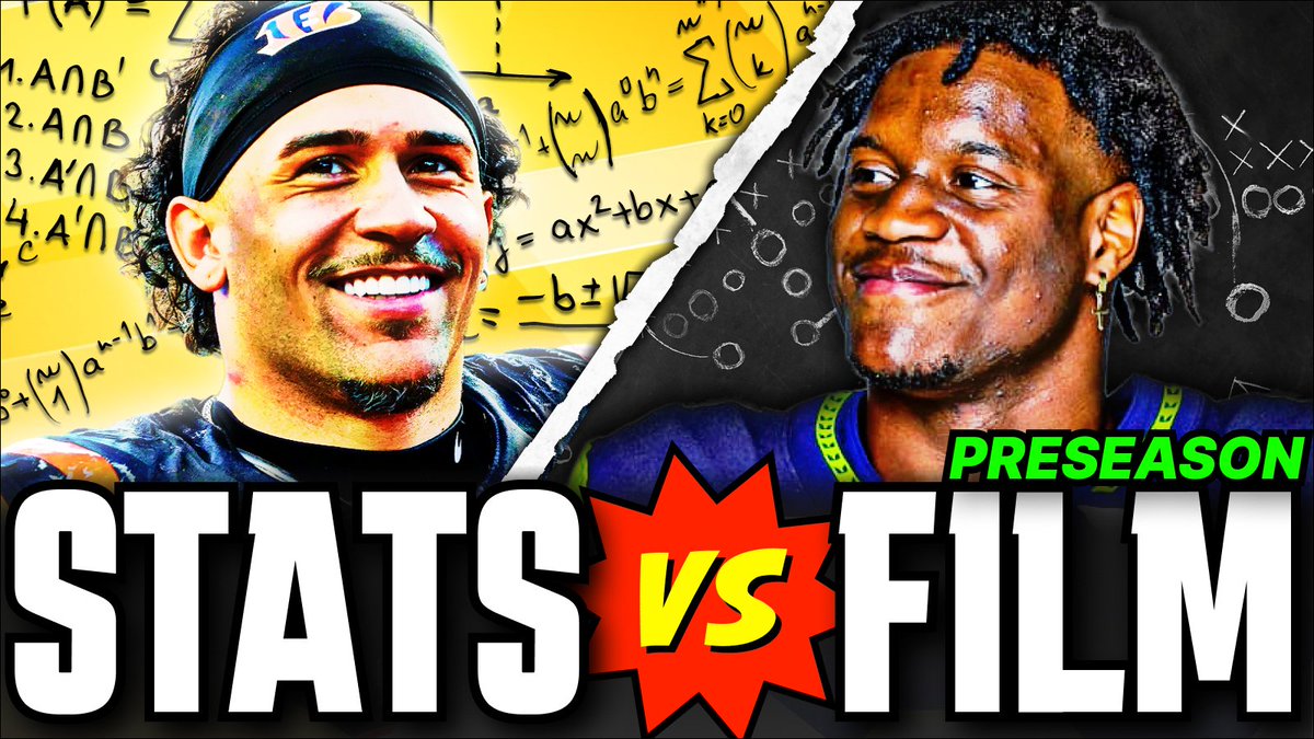 JoshNorris's tweet image. 🚨 STATS vs FILM 🚨
32 Teams. 32 Facts To Bully Your Fantasy Football Draft
we are so back
youtu.be/GNEqo5Vf0Bc