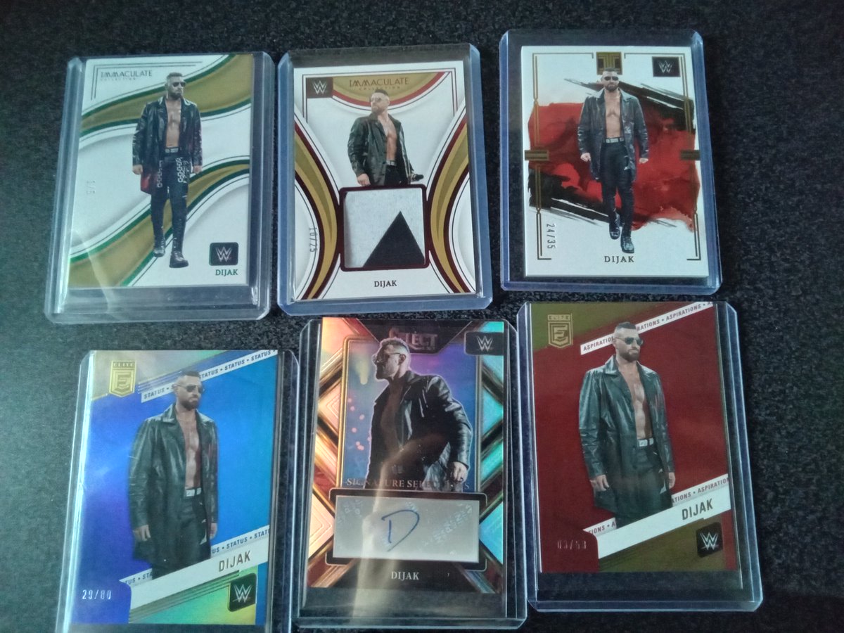 kurtis_defender's tweet image. Dijak cards parcels I got this month ! Those are amazing cards , with rarer ones I never saw before. his is so satisfying to get to complete little by little my ultimate collection of Dijak cards !
Feast your eyes ! 👉👁️👁️👈
#dijak #wrestlingcards #wwecards
