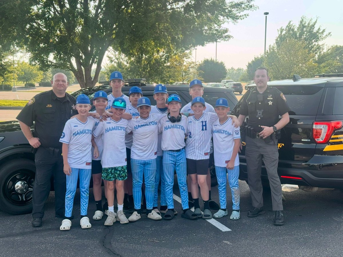 butlersheriff's tweet image. West Side Little League won the STATE Championship!!🏆⚾️
The Butler County Sheriff’s Office Patrol met the team at Miami Valley Gaming to escort them home in style!
Now theyre heading to Regionals in Indiana!!
Let’s give these hardworking young men a big round of applause…