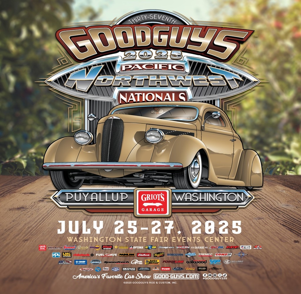 🚨 Full Schedule is LIVE!
Plan your weekend at the Goodguys 37th Pacific Northwest Nationals 🏁
July 25–27 | Puyallup, WA
🔥 Burnouts
🏁 Drag racing
🚘 Thousands of hot rods

📲 Link to schedule: good-guys.com/pdf/weekend/20…

#Goodguys #PNWNationals #CarShow