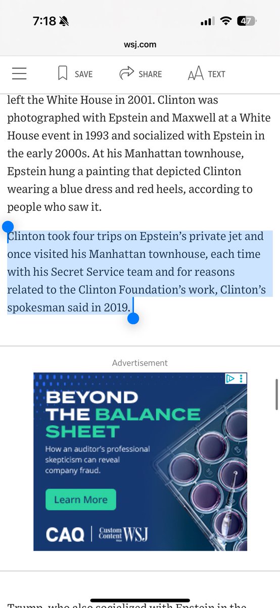 👀 Interesting paragraph on Bill Clinton Epstein relationship via spokesman in 2019 - apparently Clinton had secret service with him during all visits

And today Ro Khanna indicted WJC aides have full faith in full transparency in releasing Epstein files