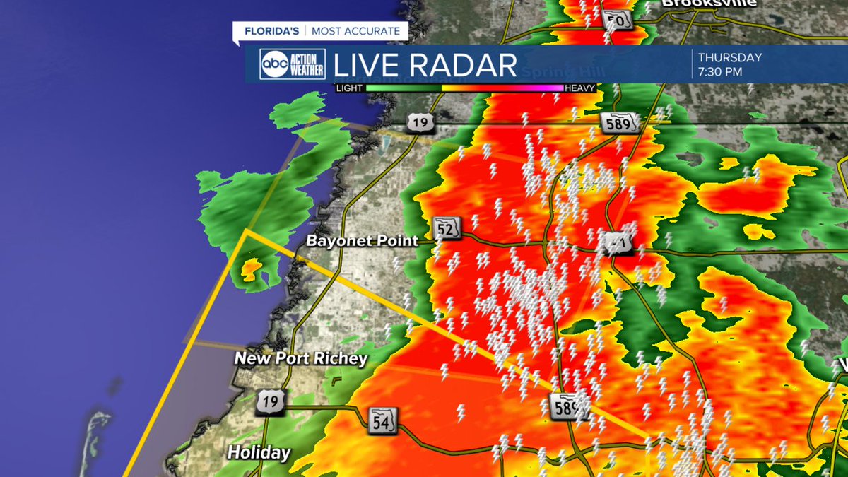 DenisPhillipsWx's tweet image. A Severe Thunderstorm Warning has been issued for parts of Tampa Bay until Jul 24 8:00PM. Download the ABC Action News App for the latest weather information.