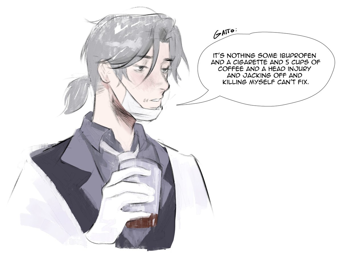 malepregnorton's tweet image. testing some brushes ft gatto #identityv