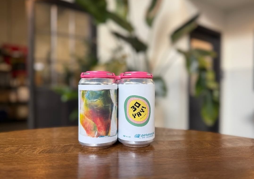 New cans of 30 Yay!  This is a watermelon gose conditioned on 1.5 lbs of watermelon for every gallon of beer and conditioned in the can to add some bubbles! 🍉