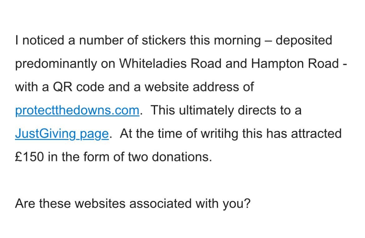 ProtectTheDowns's tweet image. Clarity on Suspected Fraud
Hi all, thank you for your patience and vigilance today.
As most of you may know, over the last week we have become the target of a malicious cyber crime, which has now spread onto our streets.
With your help, we have been able to defuse the…