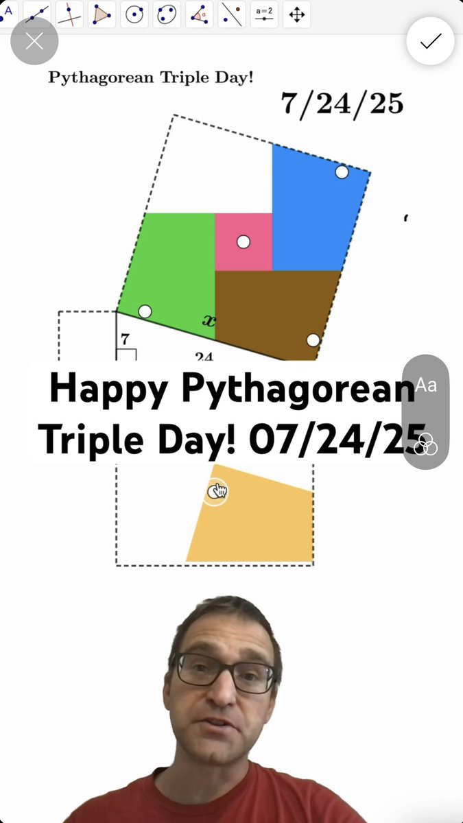 TimBrzezinski's tweet image. Happy Pythagorean Triple Day! Why it is today: youtube.com/shorts/9H3c8fu…