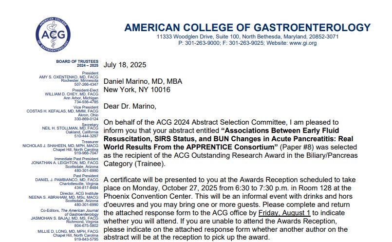 Dan Marino MD MBA (@dmarino117) on Twitter photo Beyond honored! Thankful to my mentor <a href="/GIPapachristou/">Georgios Papachristou</a> for the guidance and <a href="/CAPERpancreas/">CAPER</a> for connecting us! <a href="/AmCollegeGastro/">ACG</a> <a href="/NYULH_GastroHep/">Gastroenterology & Hepatology | NYU Langone Health</a> Beyond honored! Thankful to my mentor <a href="/GIPapachristou/">Georgios Papachristou</a> for the guidance and <a href="/CAPERpancreas/">CAPER</a> for connecting us! <a href="/AmCollegeGastro/">ACG</a> <a href="/NYULH_GastroHep/">Gastroenterology & Hepatology | NYU Langone Health</a>