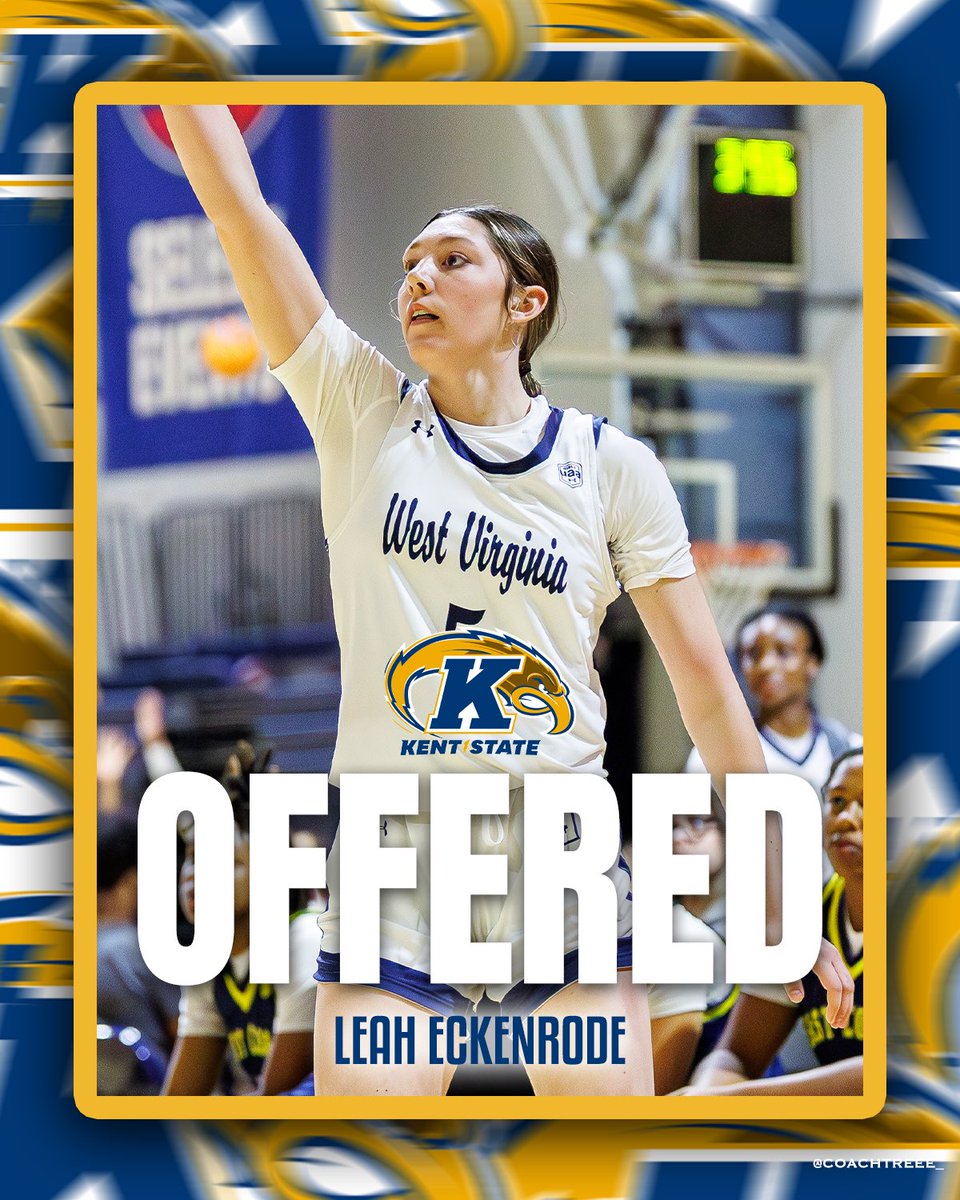 WVThunderUAA's tweet image. Leah Eckenrode β28 (@LeahEckenrode) has picked up an offer from Kent State!
#WVThunderFam | β‘οΈβ‘οΈ