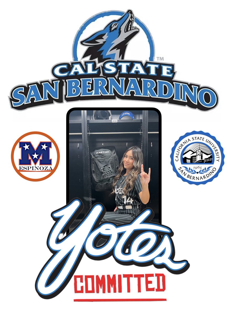 TN Mojo Espinoza (@casfastpitch) on Twitter photo We are so proud to announce our <a href="/Lo_moncada_2026/">Lauren Moncada</a> commitment to CSU San Bernardino
Go Yotes! <a href="/CoachP__/">Diana Payan</a>
<a href="/PGFnetwork/">PGF</a> <a href="/Sports_Recruits/">SportsRecruits</a> <a href="/WCPSacramento/">West Coast Preps Sacramento</a> <a href="/ExtraInningSB/">EXTRA INNING SOFTBALL</a> <a href="/Softball_Home/">Softball Home🥎</a> <a href="/LegacyLegendsS1/">Legacy & Legends Softball</a> <a href="/TnMojoFastpitch/">Tennessee Mojo fastpitch</a> <a href="/MojoCASoftball/">Mojo CA</a> We are so proud to announce our <a href="/Lo_moncada_2026/">Lauren Moncada</a> commitment to CSU San Bernardino
Go Yotes! <a href="/CoachP__/">Diana Payan</a>
<a href="/PGFnetwork/">PGF</a> <a href="/Sports_Recruits/">SportsRecruits</a> <a href="/WCPSacramento/">West Coast Preps Sacramento</a> <a href="/ExtraInningSB/">EXTRA INNING SOFTBALL</a> <a href="/Softball_Home/">Softball Home🥎</a> <a href="/LegacyLegendsS1/">Legacy & Legends Softball</a> <a href="/TnMojoFastpitch/">Tennessee Mojo fastpitch</a> <a href="/MojoCASoftball/">Mojo CA</a>