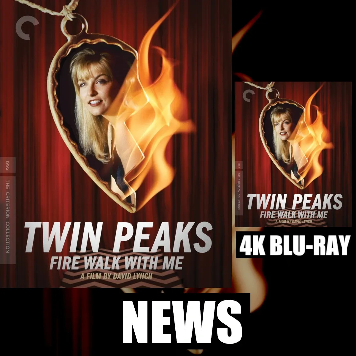 mightychroma's tweet image. 🎬 "Twin Peaks: Fire Walk with Me" lands on 4K Blu-ray Oct 7 from Criterion! 🔥
Enjoy a native 4K restoration & DTS-HD MA 7.1 - both approved by David Lynch!
Plus extras including 90 mins of unseen footage & Interviews.
Preorder!
bit.ly/415Yi5p
#PhysicalMedia #Movies