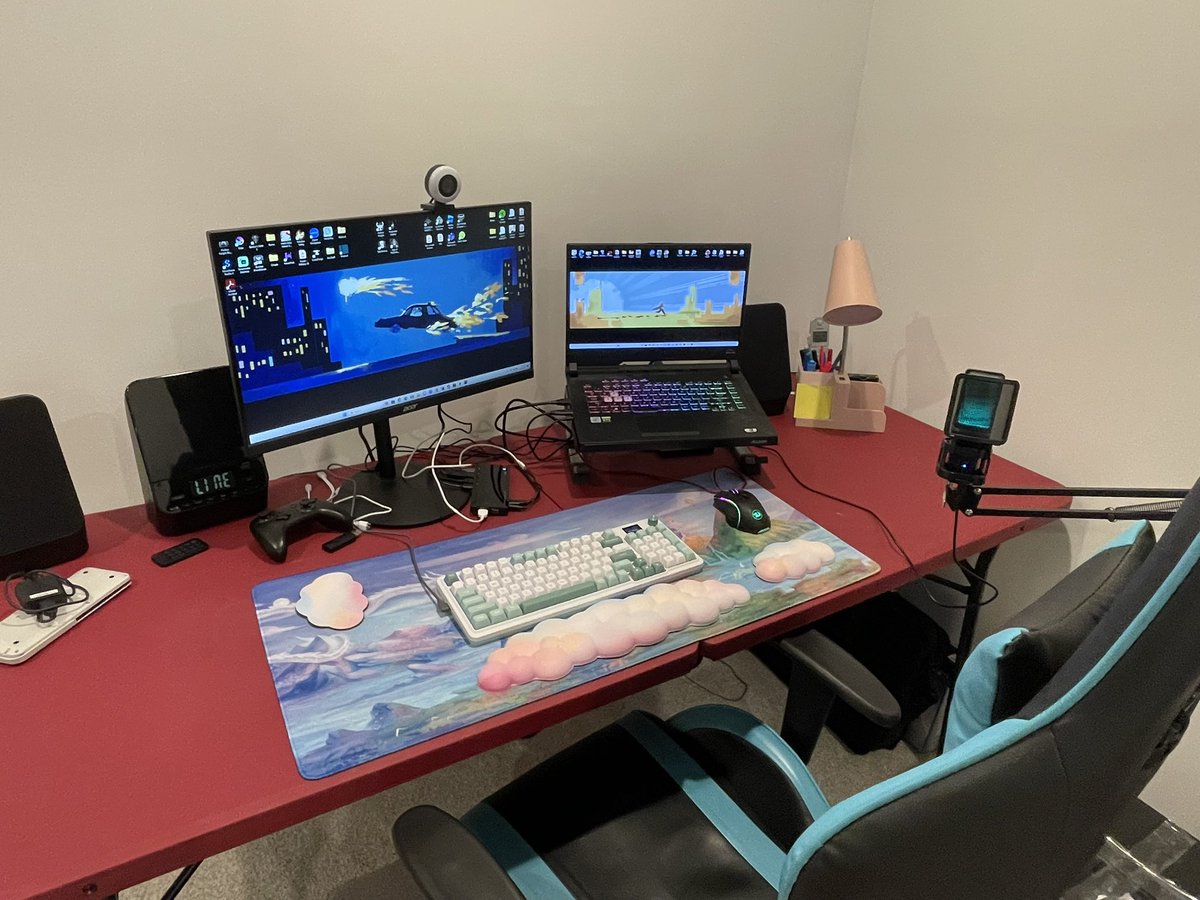 Hey, do any small Minecraft content creators want to be friends. I’m looking for more people to make content with but I’m not very good at branching out, so I thought I would post here :)

Here’s my gaming setup for just a cute picture to go with :D