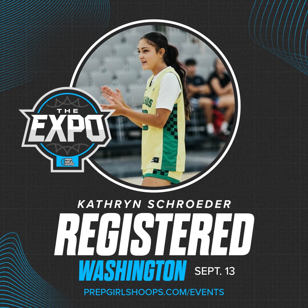 Prep Girls Hoops Washington (@pghwashington) on Twitter photo Check out these 𝙏𝙊𝙋 registrants‼️👀
The Washington Expo is filling up! Claim your spot now and join these skilled competitors for the event on September 13th in Bellevue, WA
<a href="/azy_jackson/">Azy Jackson</a>
Register here: events.prepgirlshoops.com/e/1662/registe… Check out these 𝙏𝙊𝙋 registrants‼️👀
The Washington Expo is filling up! Claim your spot now and join these skilled competitors for the event on September 13th in Bellevue, WA
<a href="/azy_jackson/">Azy Jackson</a>
Register here: events.prepgirlshoops.com/e/1662/registe…