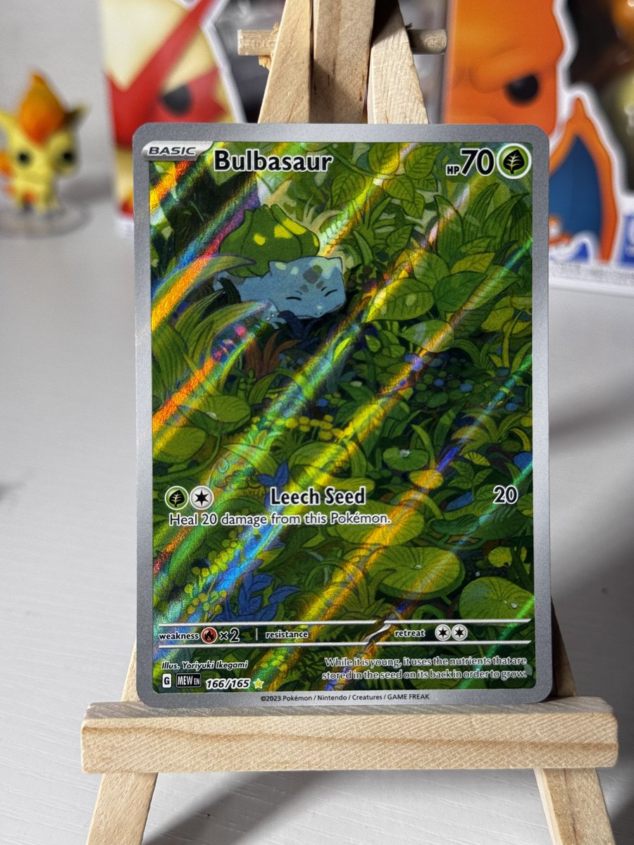 CormickRips's tweet image. Bulbasaur 

$30 

$1 pwe or $5 bmwt 

Rt’s appreciated 👍