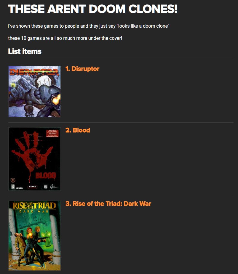 GBDudersFeed's tweet image. DrjimmyB has been sharing retro games from their past to their friends and annoyingly noticed quite a few of them have been called "Doom Clones" by those friends.

Read about it on @giantbomb.

User List: giantbomb.com/profile/drjimm…

#doom #doomclone #games #gaming #retro #retrogames