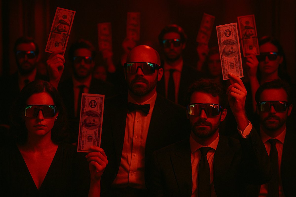 intlmemefund's tweet image. Not every whale has a vote allegiance.
Big $IMF holders are watching. Waiting.
Need more votes?
Find a whale and make 'em an offer they can’t refuse…
This is a cartel - not a democracy 🌐